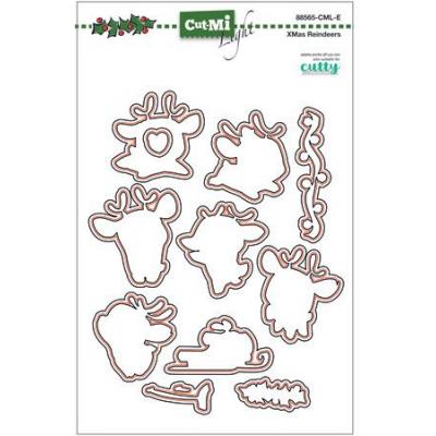 Impronte d'Autore Outline Dies - XMas Reindeers